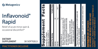 Inflavonoid Rapid 30 softgels * Metagenics Supplement - Conners Clinic